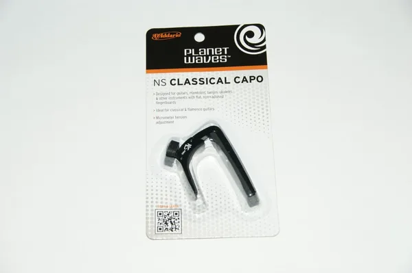 Capodaster NS-alu Zwart voor klassiek gitaar