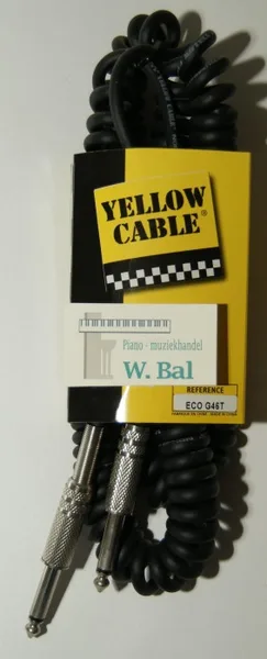 Kabel Jack 6.3 - Jack 6.3 telefoonkabel Ø 4.2mm Lengte 6 meter