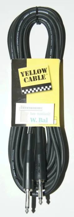 Kabel Jack 6.3 - Jack 6.3 kabel Ø 6.0 mm Lengte 6 meter