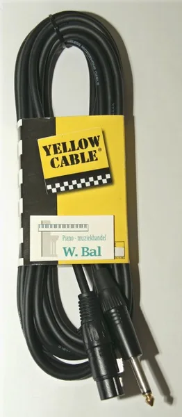Microfoonkabel Jack man 6.3 - |vrouw XLR Lengte 5 meter