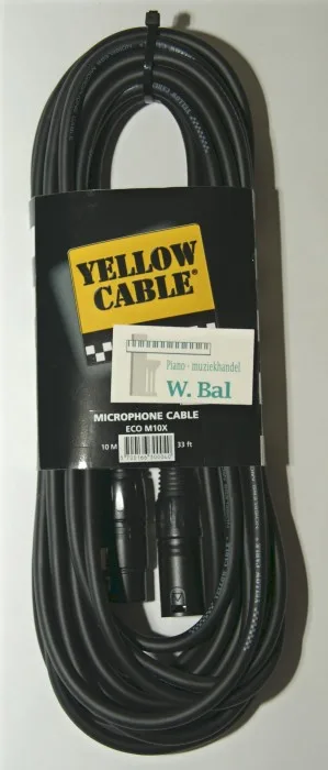 Kabel man XLR - vrouw XLR 10 mtr