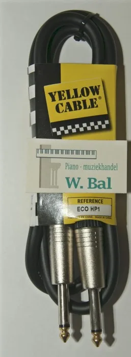 speakerkabel Jack - Jack 6,3 mm 1 mtr