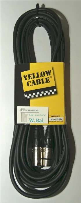 Kabel man XLR - vrouw XLR 10 mtr. zware uitvoering