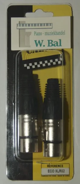Fisches XLR man standaard, 2 stuks