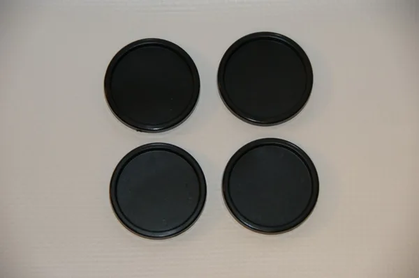 Sockels kunststof voor piano 70mm zwart set=4
