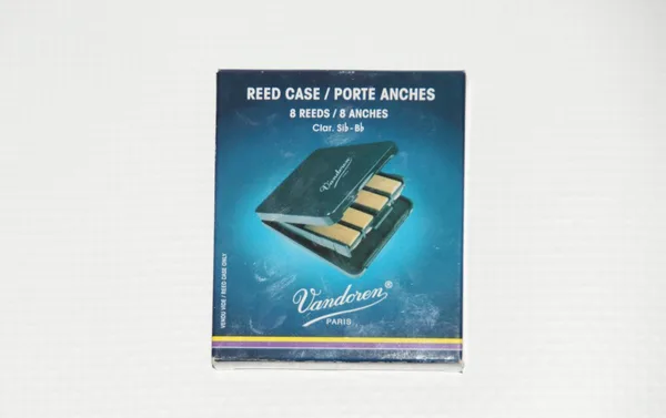Riet opbergdoos voor clarinet voor 8 rieten