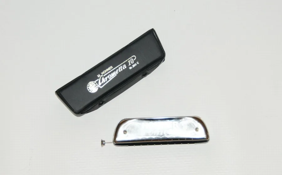 Mondharmonica Hohner Chrometta-10 in C/ 40 tonig