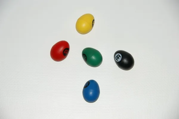 Egg shaker/ kunststof blauw