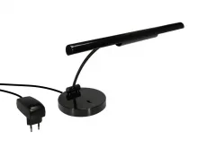 Willemse halogeen pianolamp -zwart kleur